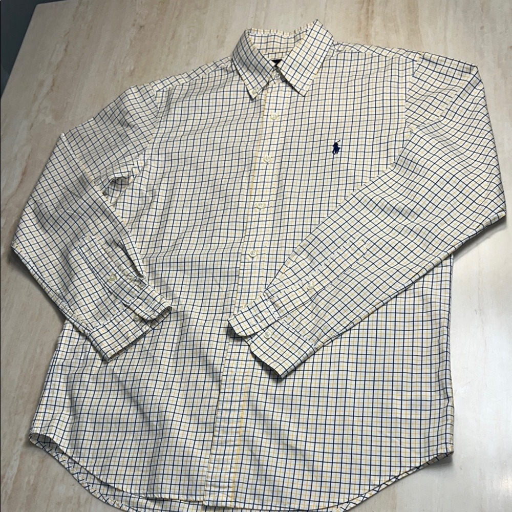 Ralph Lauren Medium Plaid Button Down Long Sleeve Shirt - Picture 4 of 12